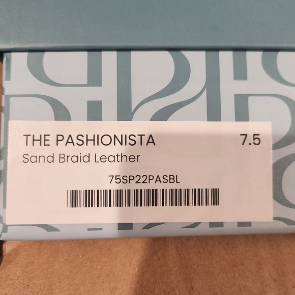 Pashion Footwear The Pashionista Sand Braid Leather 7.5 - Picture 4 of 4